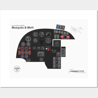 DH98 Mosquito B MkVI Posters and Art